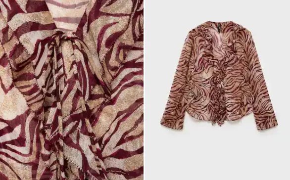 3 blusas estampadas de Mango, perfectas para llevar a capas y que podrás usar durante todo el año