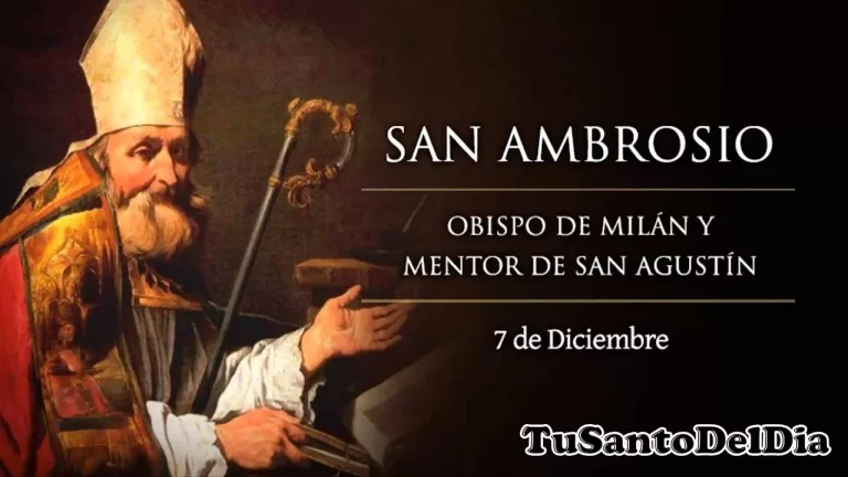 San Ambrosio: Santoral del 7 de diciembre del 2024