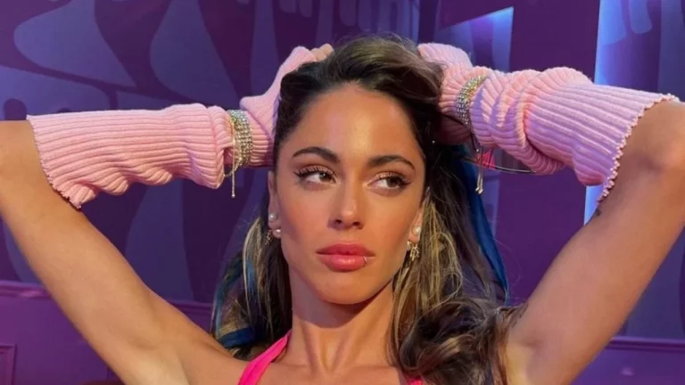 Tini Stoessel le hace un Shakira a Rodrigo de Paul