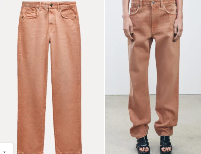 6 pantalones vaqueros de Zara y Mango en colores distintos a los azules