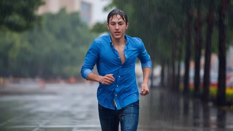 ¿Caminar o correr bajo la lluvia? La estrategia definitiva para mojarte menos