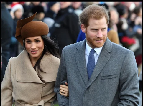 Meghan Markle y el príncipe Harry.