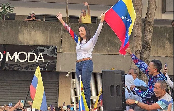EuropaPress 6442610 lider opositora venezolana maria corina machado