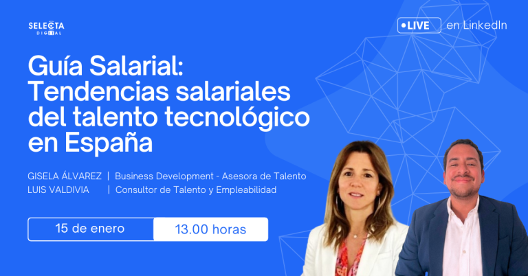 Selecta Digital presenta en un webinar su Guía Salarial de talento tecnológico en España
