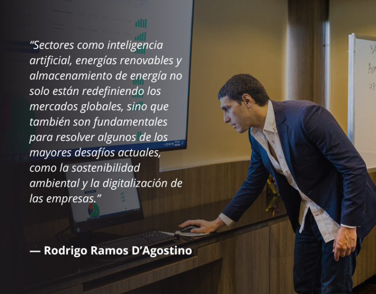 Rodrigo Ramos D’Agostino y Grupo Capital exploran inversiones en sectores tecnológicos y energéticos