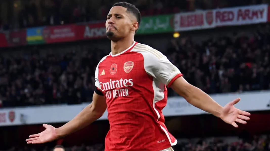 Florentino Pérez quiere a William Saliba en el Real Madrid este verano. Fuente: Agencias