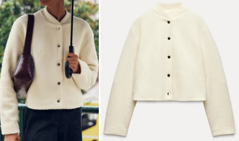 Chaqueta de botones ZW Collection de Zara: Elegancia y estilo en rebaja para no perder la oportunidad