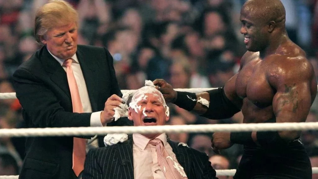 donald trump con vince mcmahon