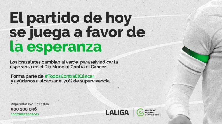 LALIGA renueva su adhesión a la campaña de la Asociación Española Contra el Cáncer para alcanzar el 70% de supervivencia al cáncer