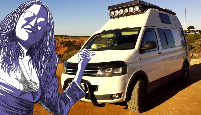 Ser ilustradora nómada; llevando el arte sobre ruedas