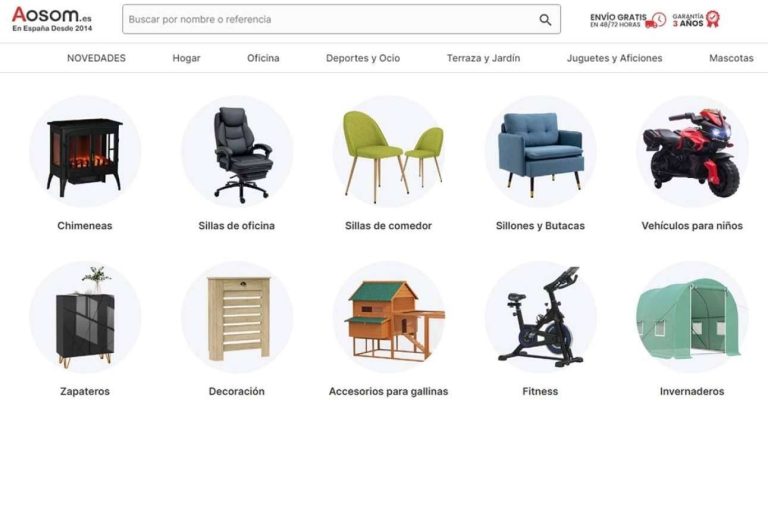 Aosom.es, la tienda online que marca tendencia en productos para el hogar y más