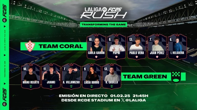 LALIGA EA SPORTS FC 25 Rush se jugará durante el descanso del Espanyol–Real Madrid