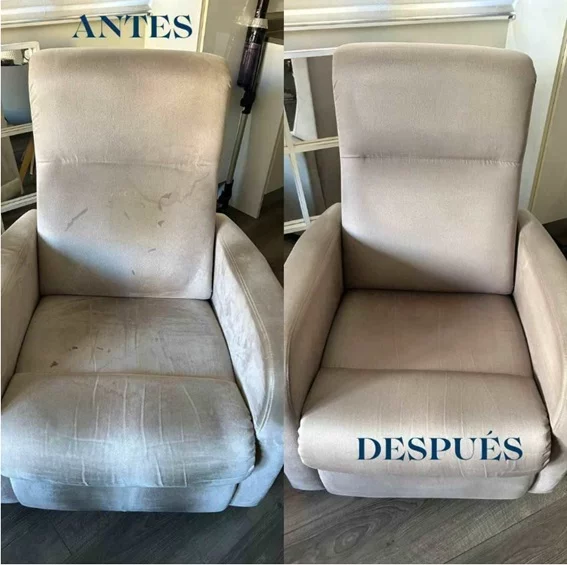 Aladinos revoluciona la limpieza de sofás a domicilio en Madrid 3 limpieza sillon