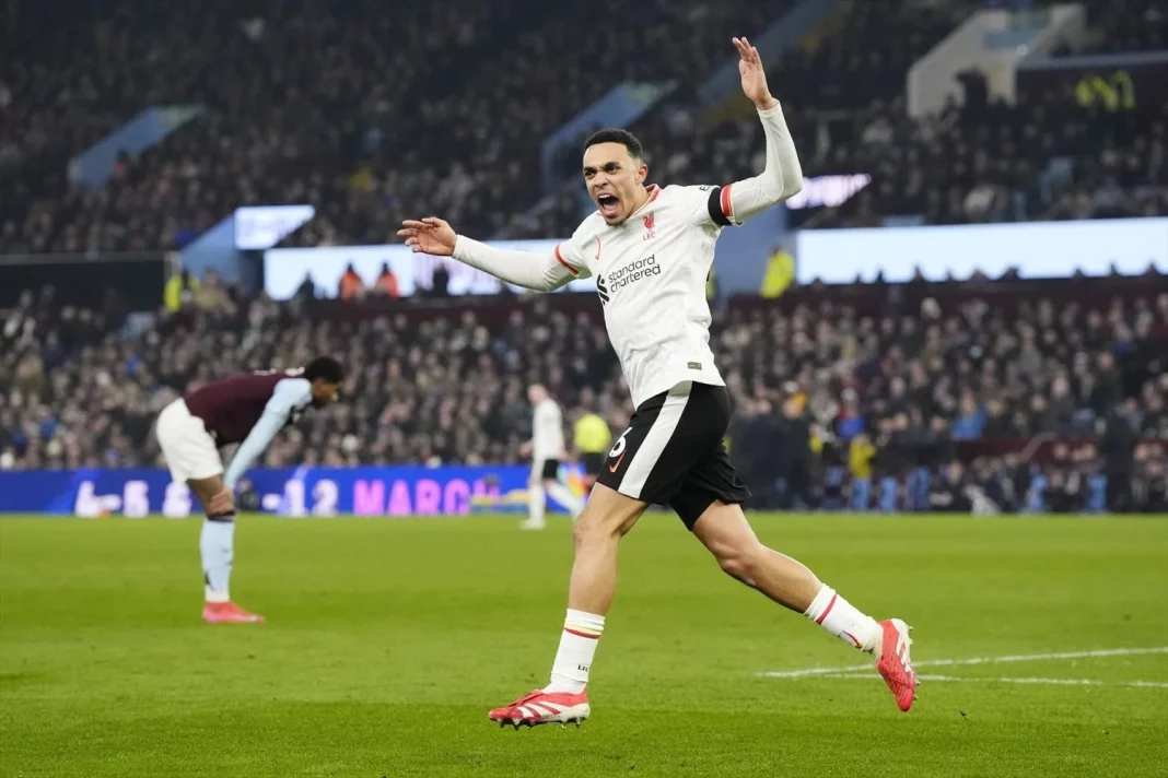 Xabi Alonso ya sabe cual es la asignatura pendiente de Trent Alexander Arnold. Fuente: Agencias