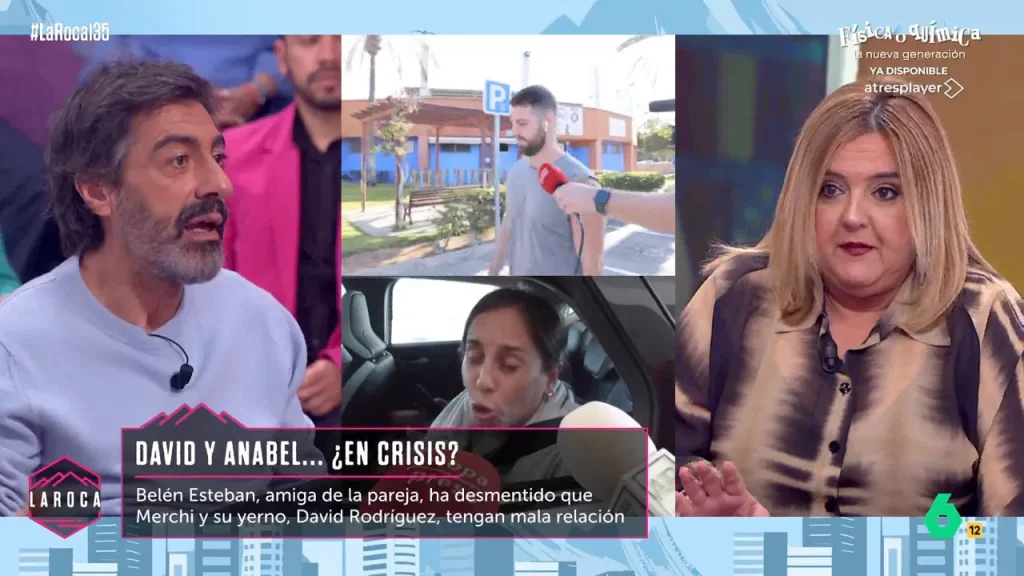 Desmontando rumores sobre problemas de pareja entre Anabel y David. Fuente: Imagen de LaSexta