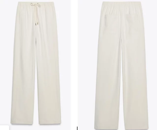 Despídete del blanco y da la bienvenida al color crema con estos 7 pantalones de Zara que son perfectos para combinar en primavera