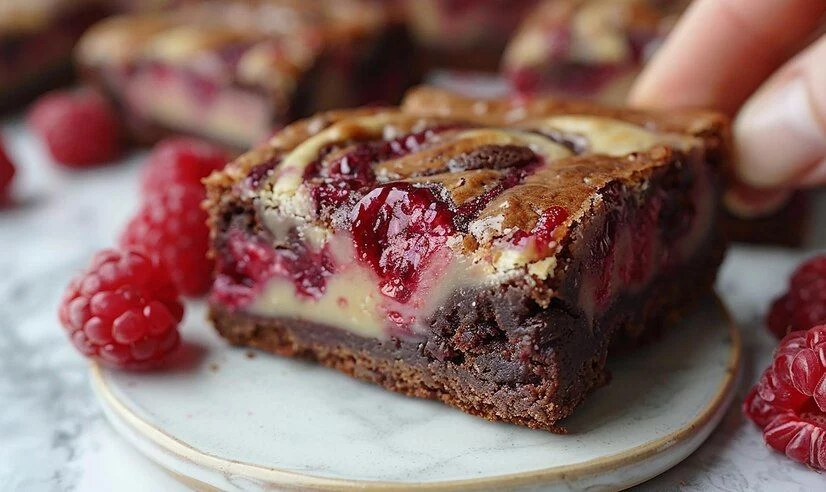 El toque especial: chocolate y frambuesas