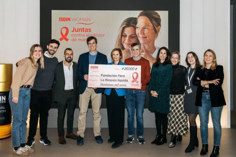 ISDIN dona 25.000 euros a la Fundación FERO para la lucha contra el cáncer de mama