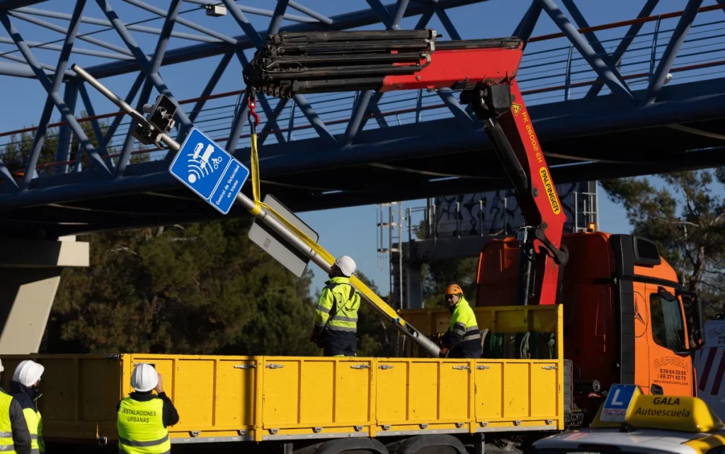 Obras en el soterramiento de la A-5 en Madrid | Fuente: Agencias