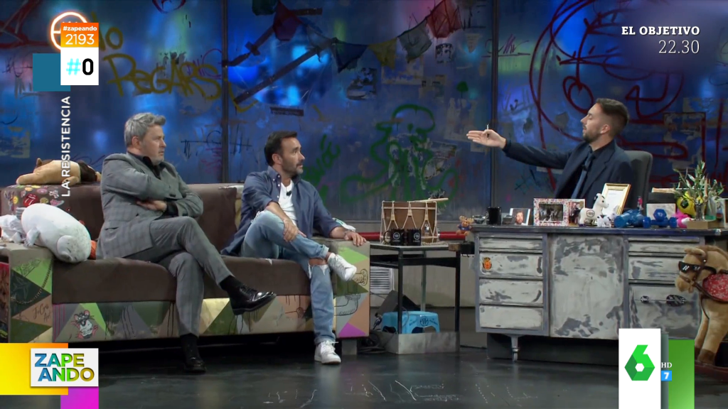 Juanma Castaño en 'La Resistencia' y la polémica sobre el curso de sus hijos. Fuente: Imagen de LaSexta