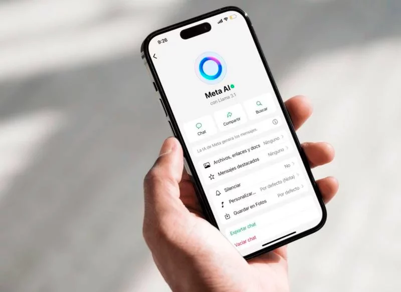 LA NOVEDAD DE META AI PARA WHATSAPP NO ESTARÁ DISPONIBLE EN ESPAÑA