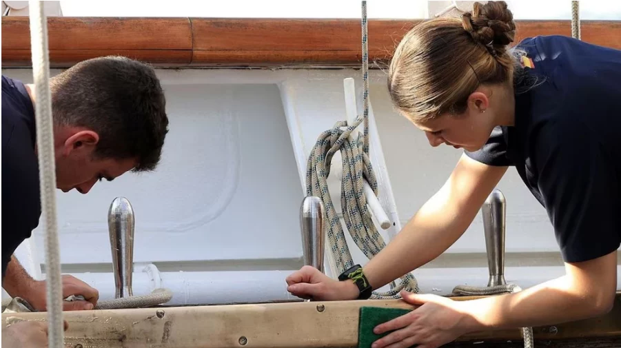 Las fotos de Leonor haciendo lo que nunca habías pensado que haría una princesa