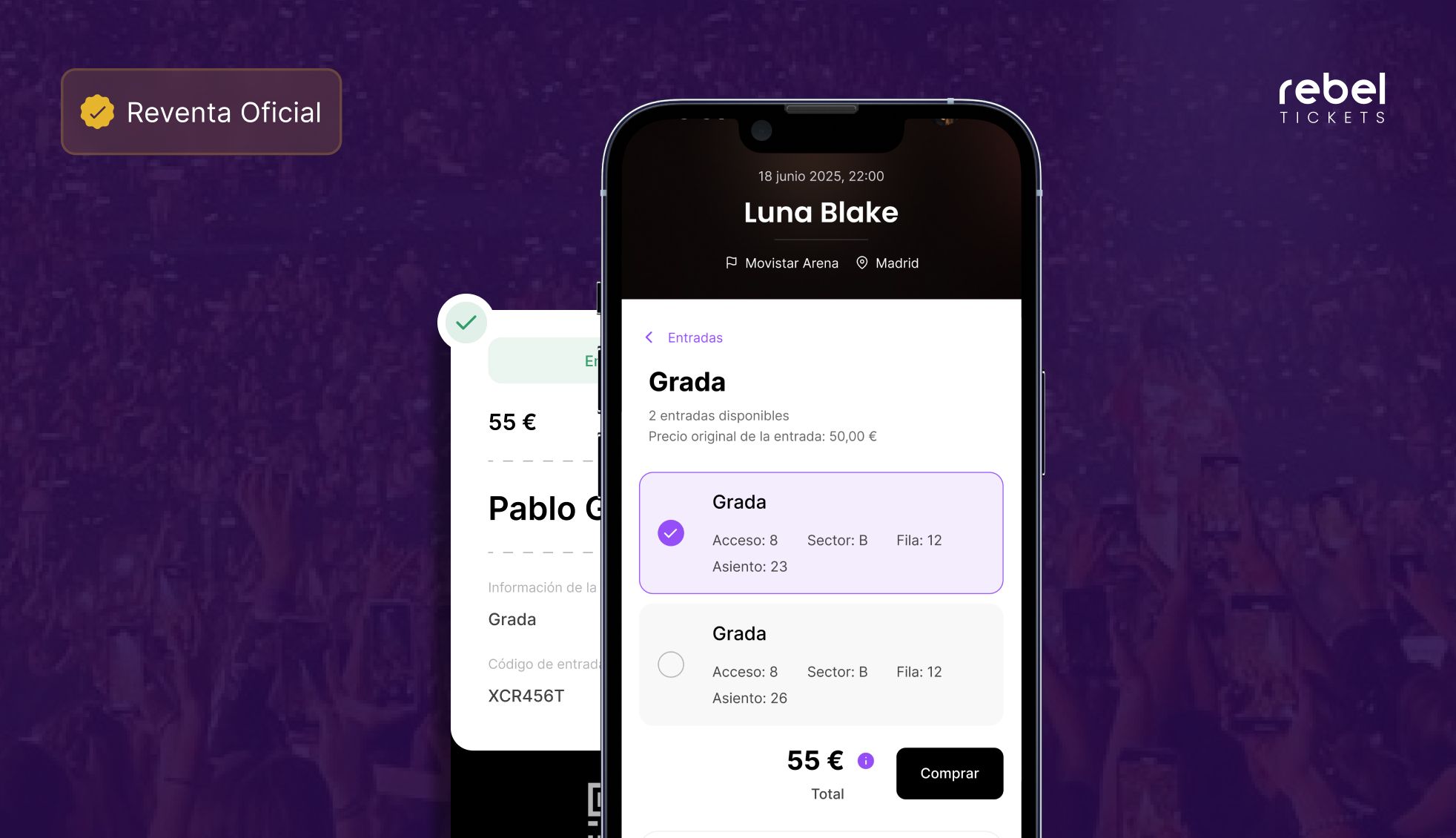 Los promotores de eventos musicales se unen a Rebel Tickets para acabar con las estafas y la especulacin en las entradas