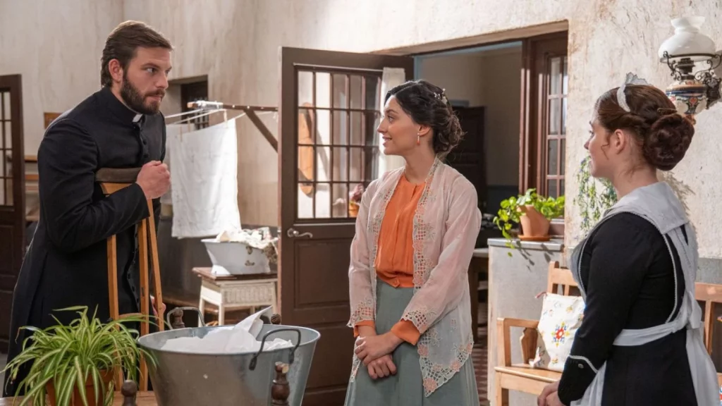 Qué une a Ángela y al padre Samuel. Fuente: Imagen de RTVE.es