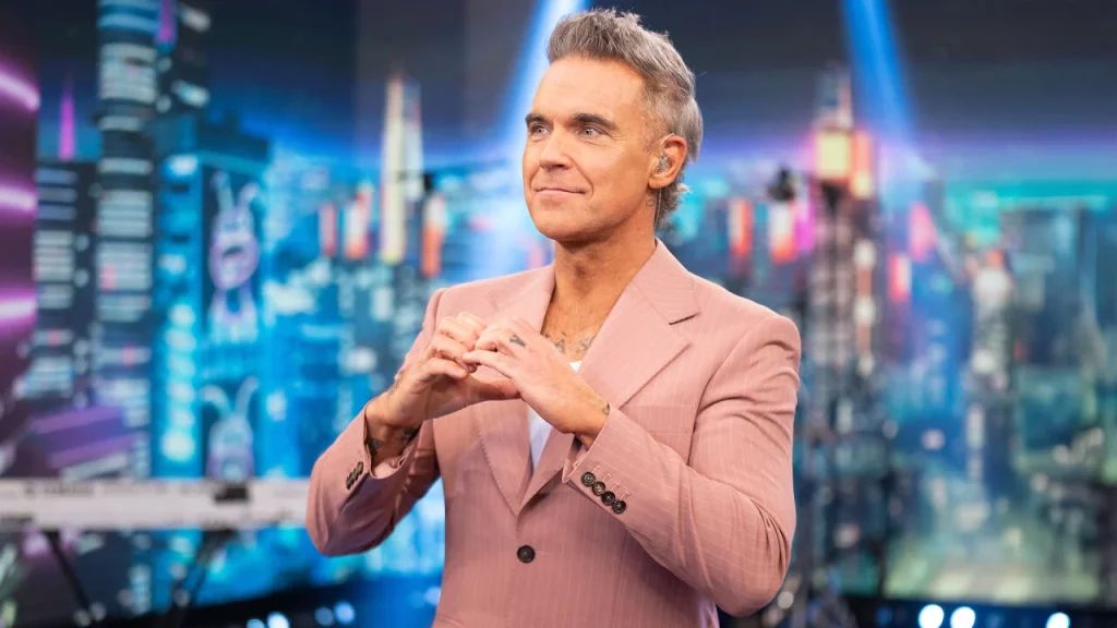 Robbie Williams y sus disculpas inesperadas. Imagen: Antena 3 Internacional