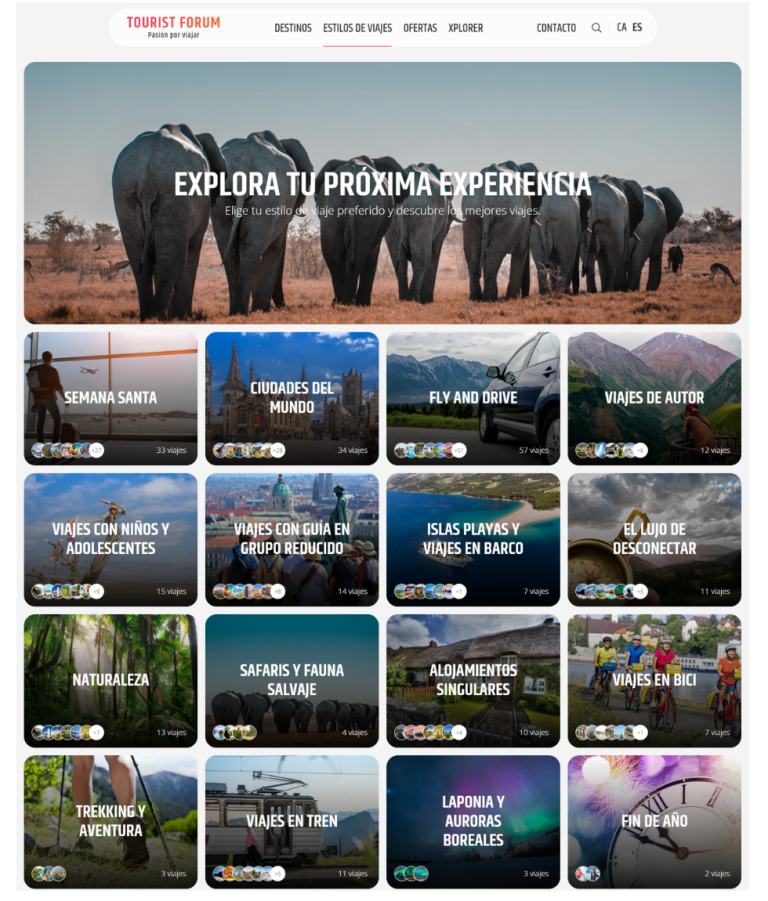 Tourist Forum presenta su nueva web: más tecnología y mejor experiencia para los viajeros