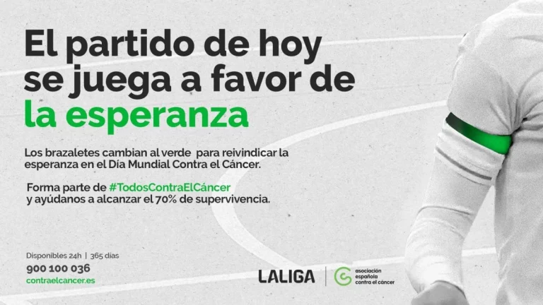 Todos los clubes de LaLiga se unen de nuevo a la campaña de la Asociación Española Contra el Cáncer