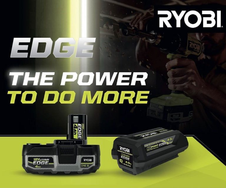 EDGE: más potencia y autonomía para las baterías de RYOBI