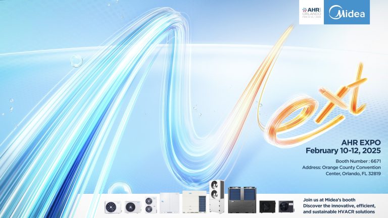 Midea Building Technologies presenta sus innovaciones sostenibles más recientes en la feria AHR de Orlando