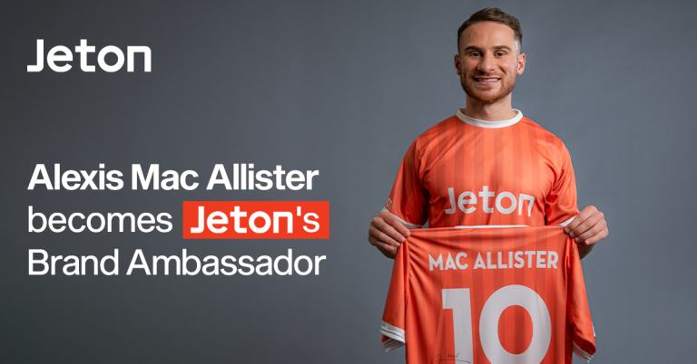 Alexis Mc Allister es anunciado como el último embajador de la marca Jeton