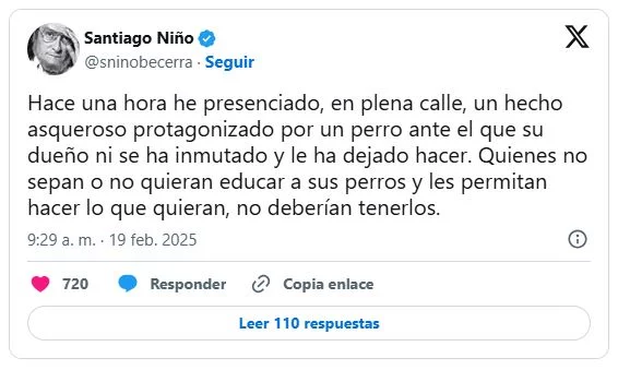 tuit de Niño Becerra