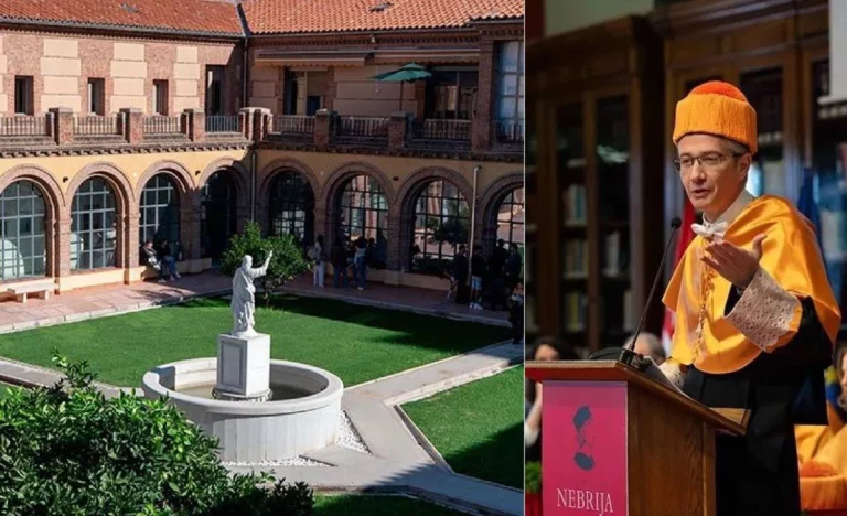 El exgobernador del Banco de España Hernández de Cos, investido doctor 'honoris causa' por la Universidad Nebrija