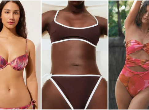 Bikinis contraste colores