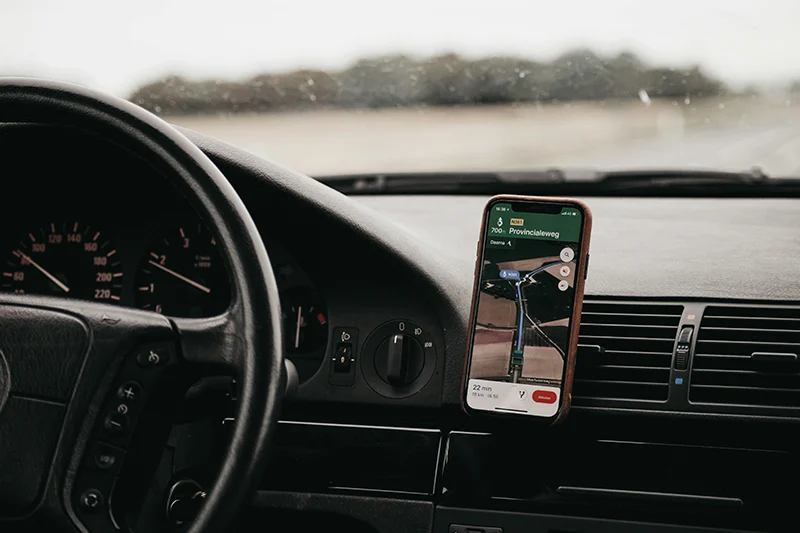 DESPÚES DE CONFIGURAR WAZE, PROGRAMA LA RUTA EN GOOGLE MAPS
