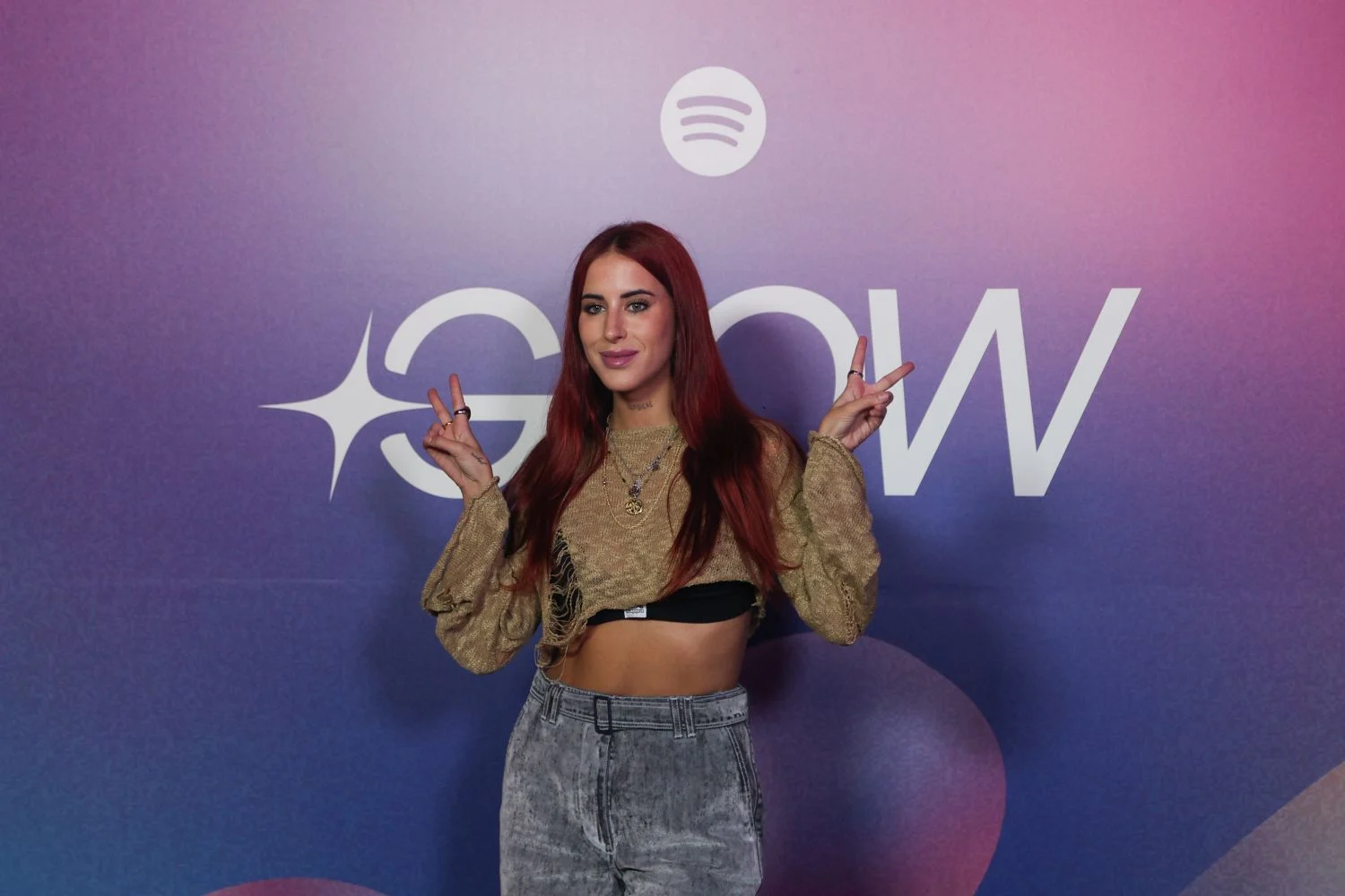 Vicco en un evento de Spotify. Fuente: Agencias