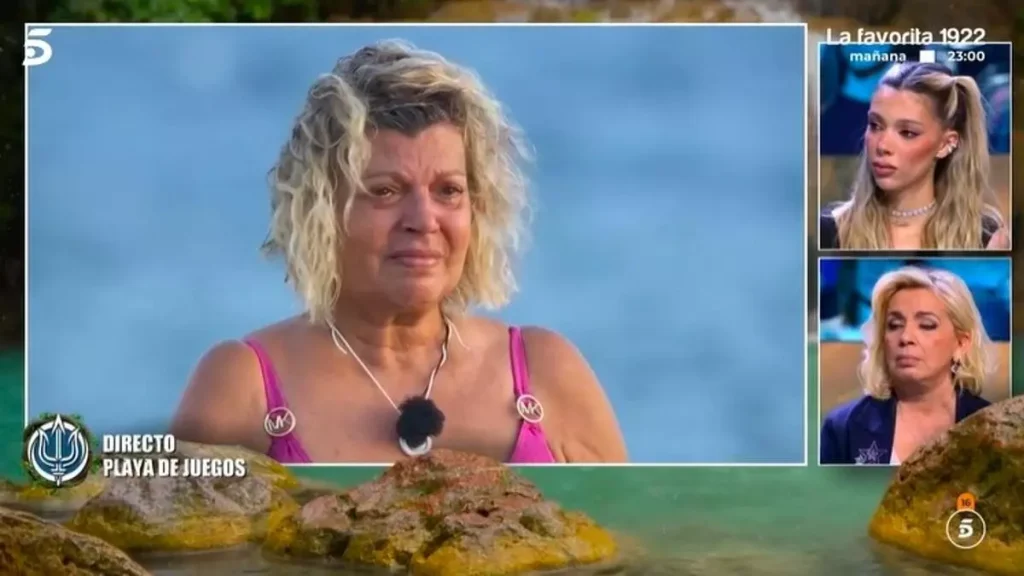 Jorge Javier Vázquez y Sandra Barneda reaccionaron en el plató