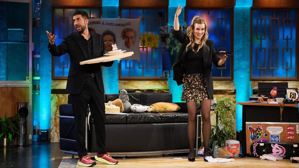 La reacción del público en el programa y la interacción con las redes