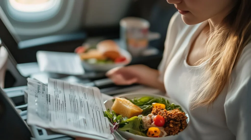 ¿POR QUÉ LA COMIDA DEL AVIÓN ES UN ENEMIGO SILENCIOSO?