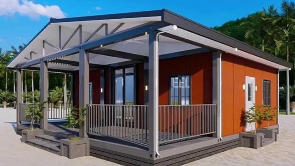 Una de las casas prefabricadas que vende Amazon