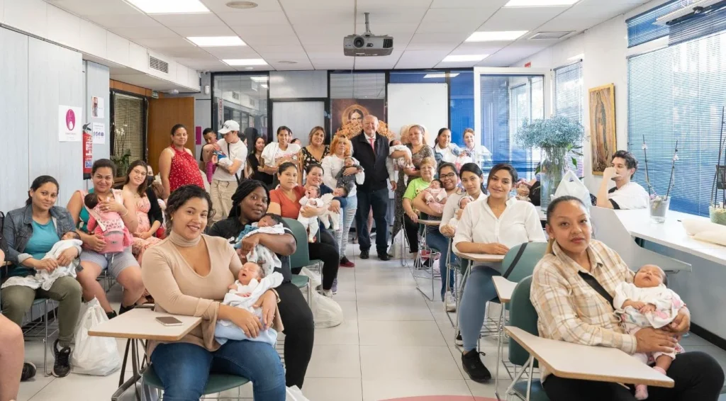 La nueva ley contra el desperdicio alimentario pone en peligro a las familias vulnerables 2 Familias vulnerables en la Fundación Madrina