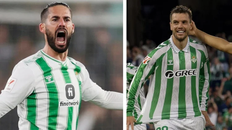 Isco y Lo Celso esta temporada en el Betis de Pellegrini Fuente: Propia