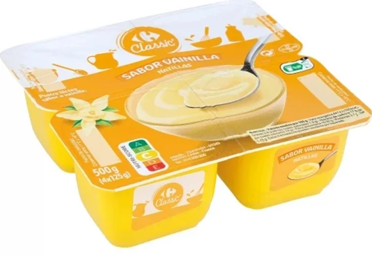 La OCU recomienda evitar este postre, el peor del supermercado 1 Las natillas de Carrefour, las peor valoradas por la OCU Fuente: Carrefour