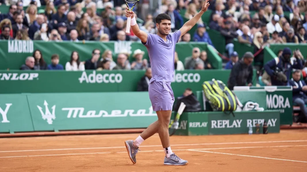 Carlos Alcaraz mete un cambio decisivo para ganar el Godó Fuente: ATP