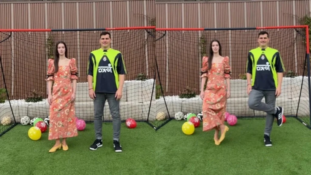 El baile épico de Iker Casillas con una tiktoker desata lluvia de insultos en X Fuente: TikTok Inés de Robles