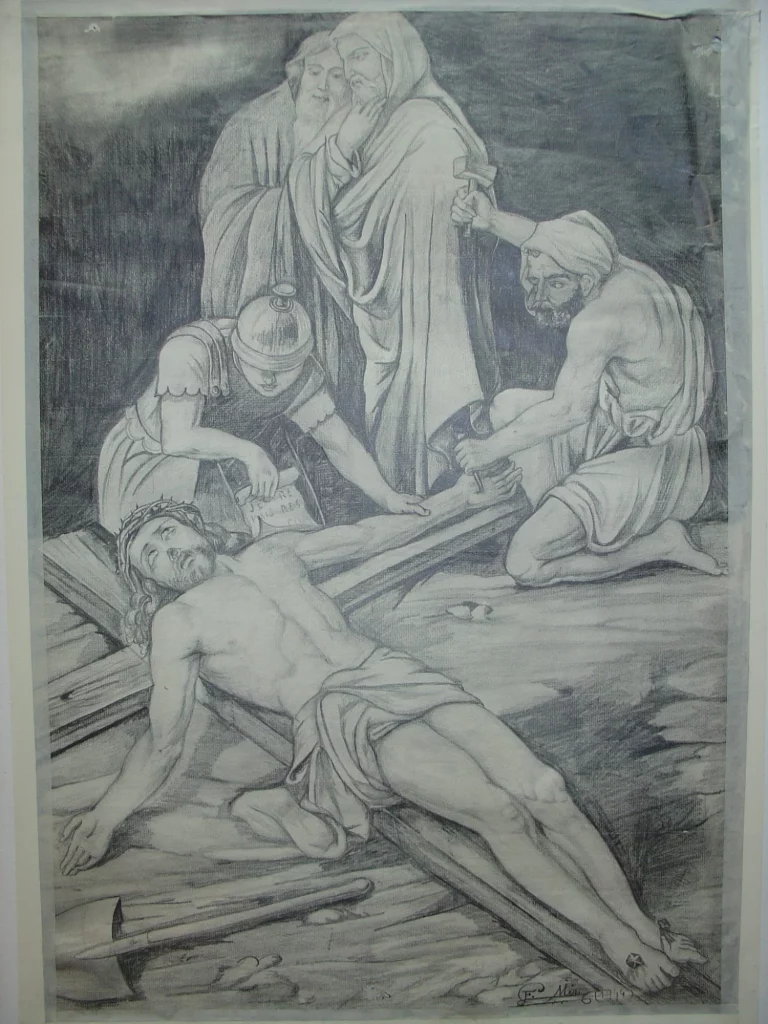 cuadro pintado a los 9 años de edad