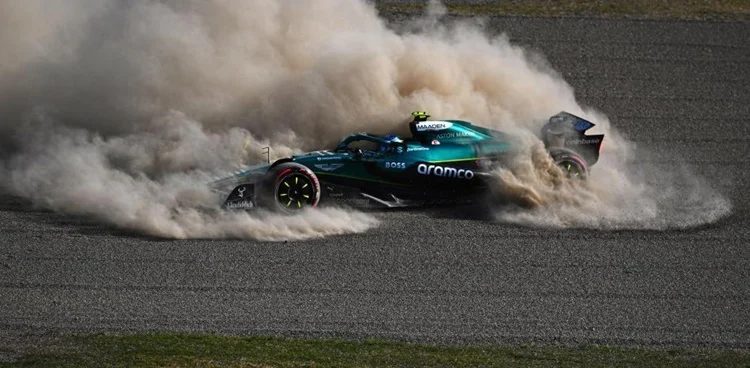Fernando Alonso revienta los entrenamientos del GP de Japón 1 Fernando Alonso salida GP Japón Fuente: Getty Images